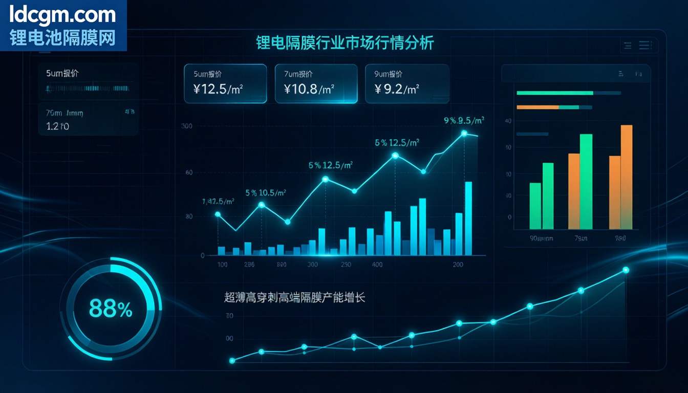 【市场行情】9月谈单开启在即：隔膜供需剪刀差走阔，卖方议价筹码增加
