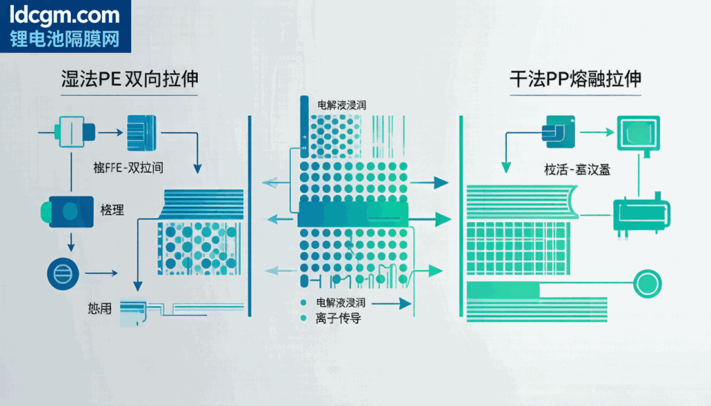【隔膜百科】湿法与干法隔膜一文读懂：从材料原理到选型实操